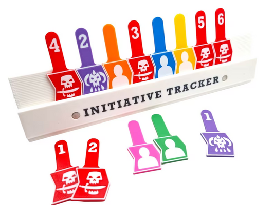 Initiative tracker for RPG boardgames | Optional add-ons