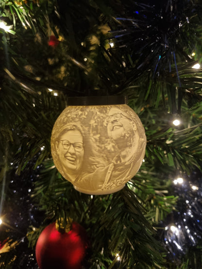 Lithophane Kerstbal