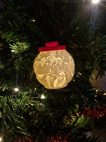 Lithophane Kerstbal