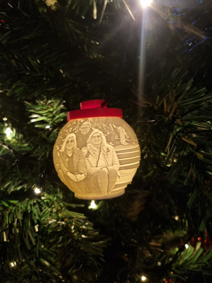 Lithophane Kerstbal