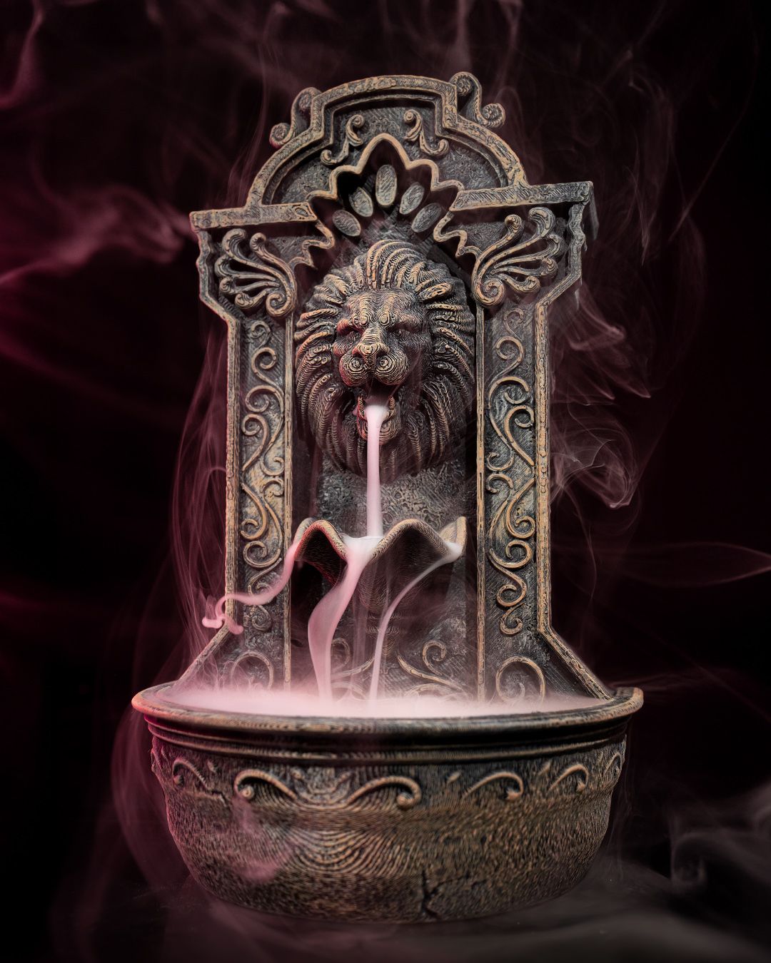 Lion's Courage Fountain | Backflow Incense