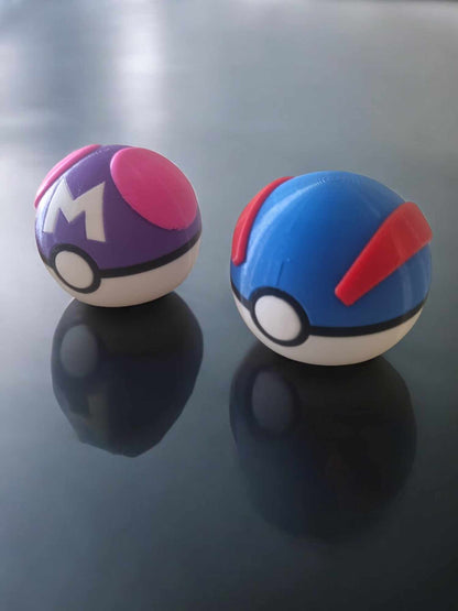 Pokéballs | Optionally with lighting | Set of 4