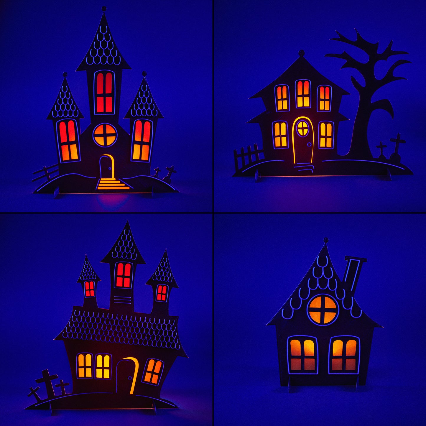 Spooky houses | Halloween licht decoraties