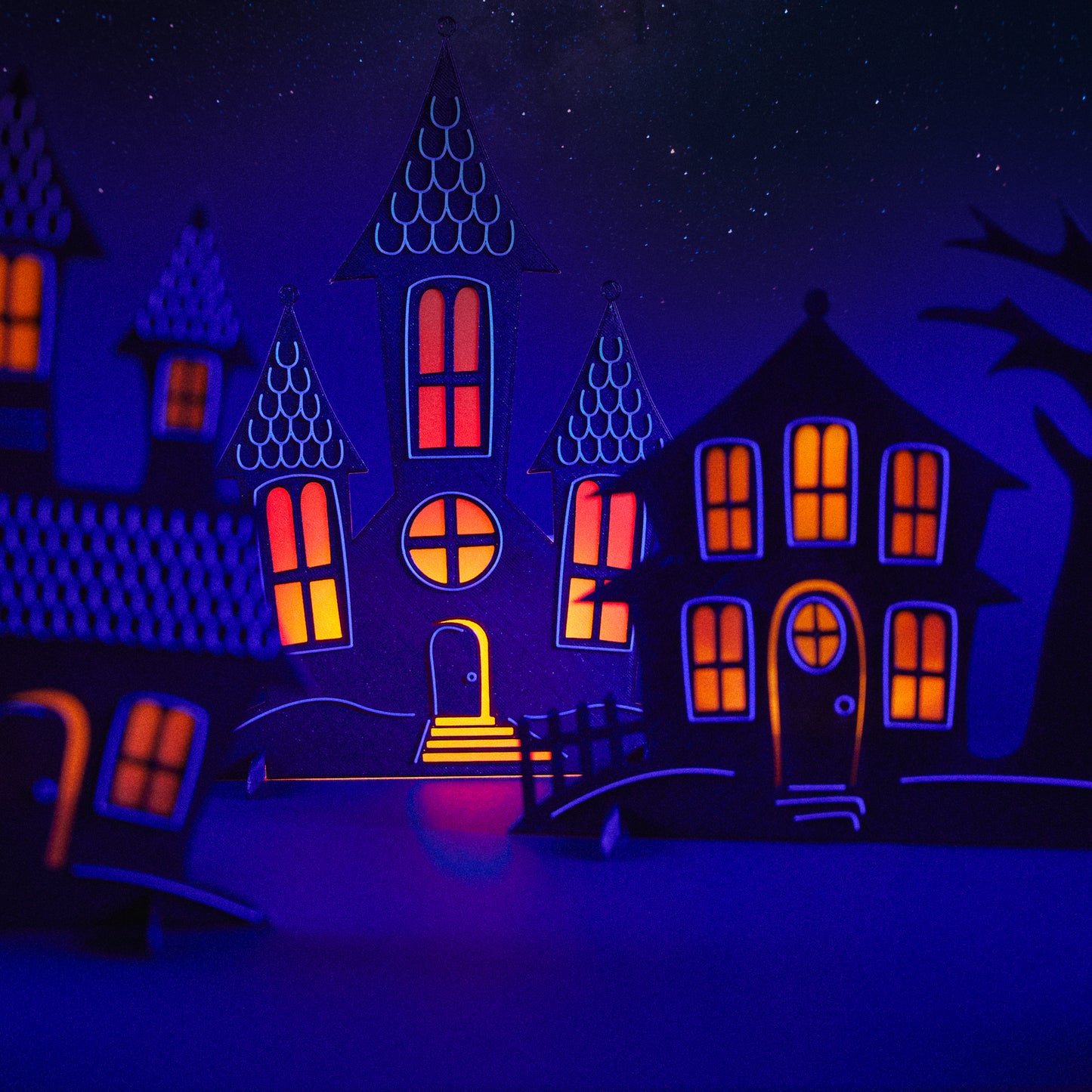 Spooky houses | Halloween licht decoraties